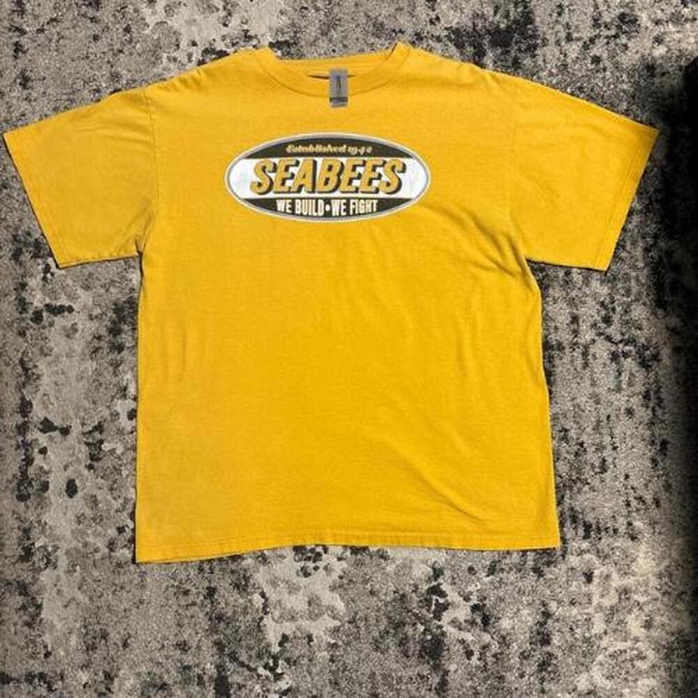 Yellow Seabees Graphic Tee
